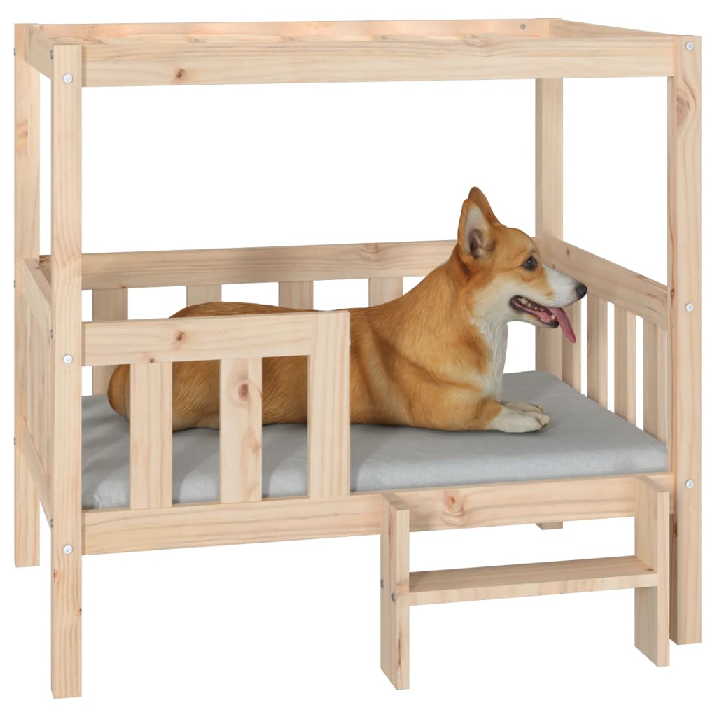 Dog bed 95.5x73.5x90 cm Solid pine wood