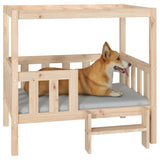 Dog bed 95.5x73.5x90 cm Solid pine wood