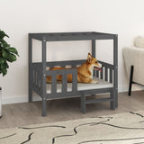 Dog bed Grey 95.5x73.5x90 cm Solid pine wood