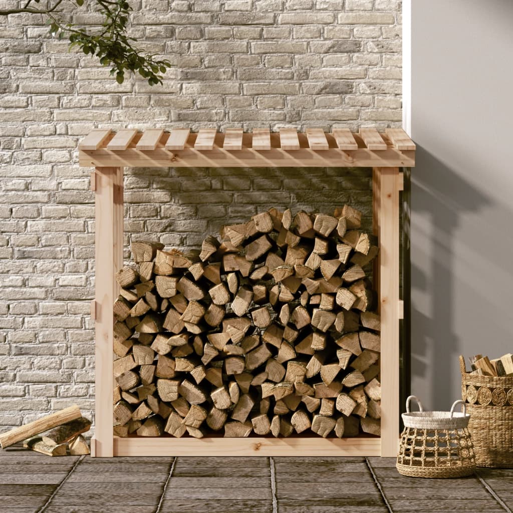 Support pour bois de chauffage 108x64,5x109 cm Bois de pin