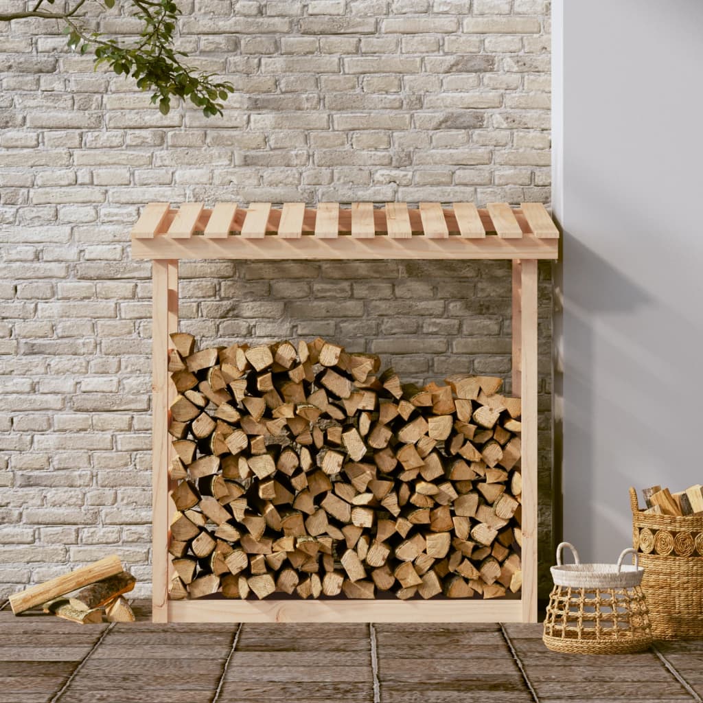 Support pour bois de chauffage 108x64,5x110 cm Bois de pin