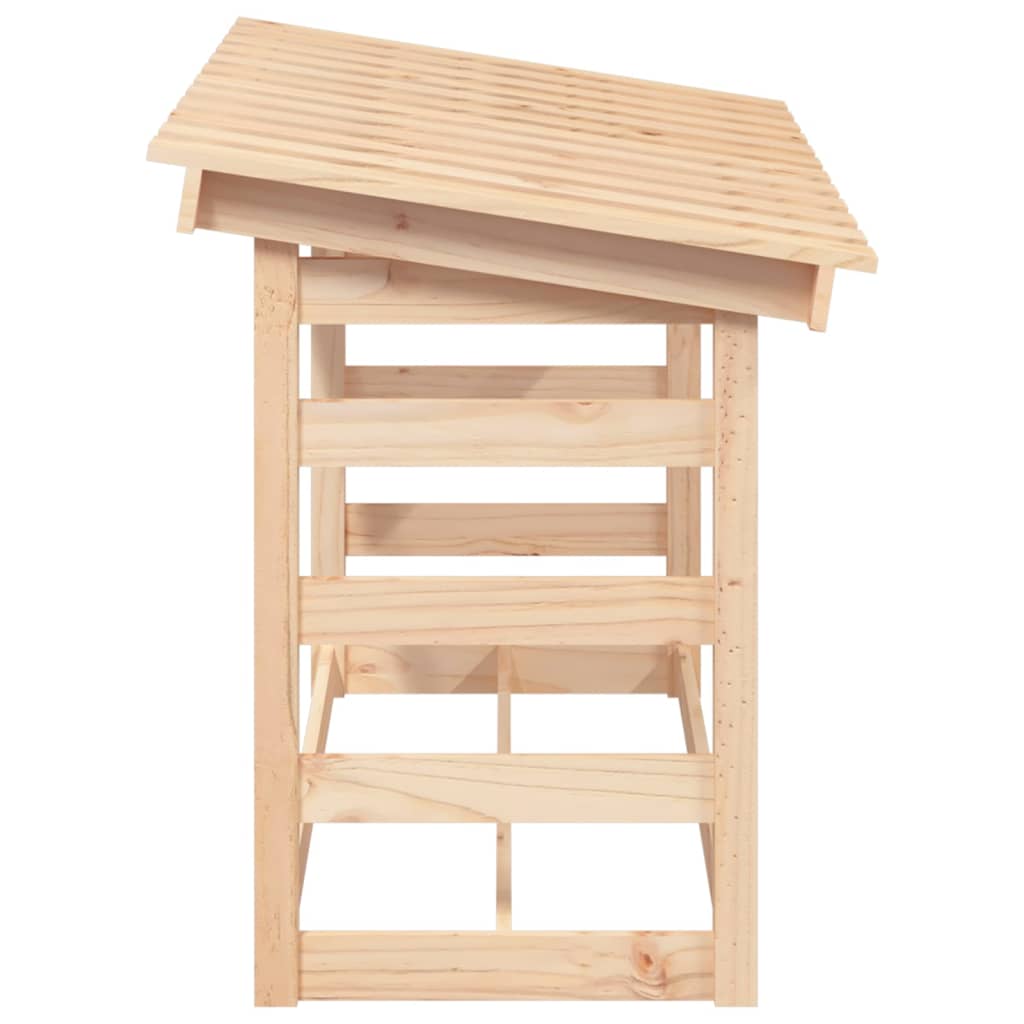 Support pour bois de chauffage 108x64,5x78 cm Bois de pin