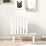 Maison pour chat Blanc 60x36x60 cm Bois de pin massif