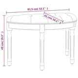 Banc 81,5x41x49 cm lin