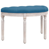 Banc Bleu 81,5x41x49 cm Velours