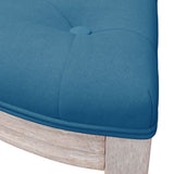 Banc Bleu 81,5x41x49 cm Velours