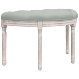 Banc Gris clair 81,5x41x49 cm Velours