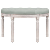 Banc Gris clair 81,5x41x49 cm Velours