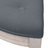 Banc Gris foncé 81,5x41x49 cm Velours