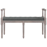 Banc Gris foncé 110x40x70 cm Tissu