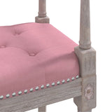 Banc Rose 110x40x70 cm Velours