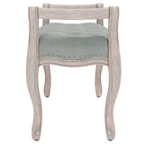 Banc Gris clair 80x45x60 cm Velours