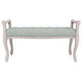 Banc Gris clair 110x45x60 cm Velours