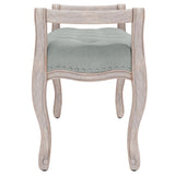 Banc Gris clair 110x45x60 cm Velours