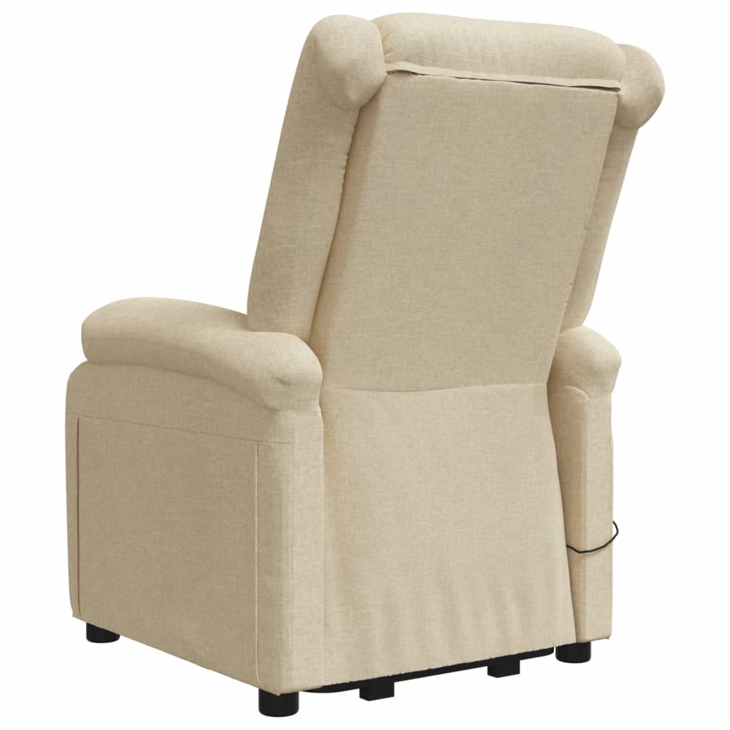 Fauteuil de massage Crème Tissu