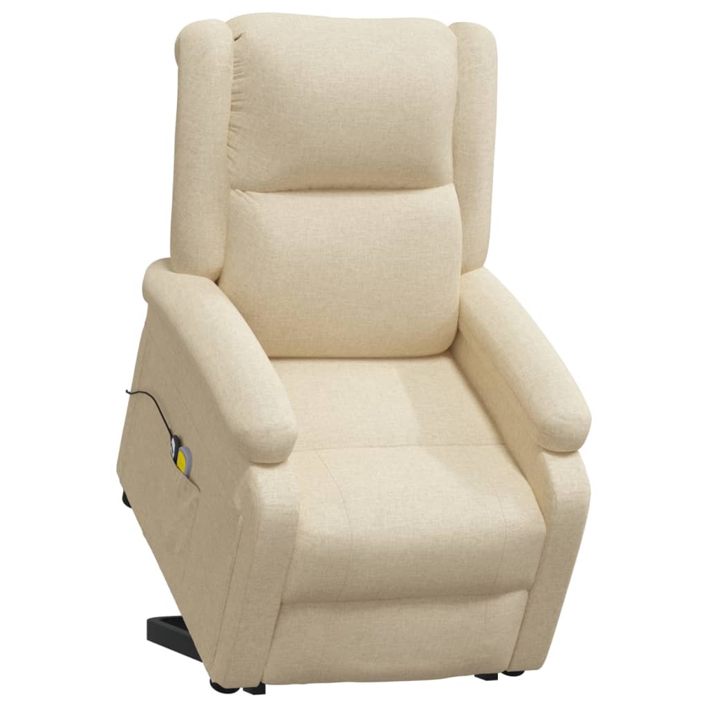 Fauteuil de massage Crème Tissu