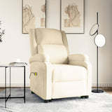 Fauteuil de massage Crème Tissu