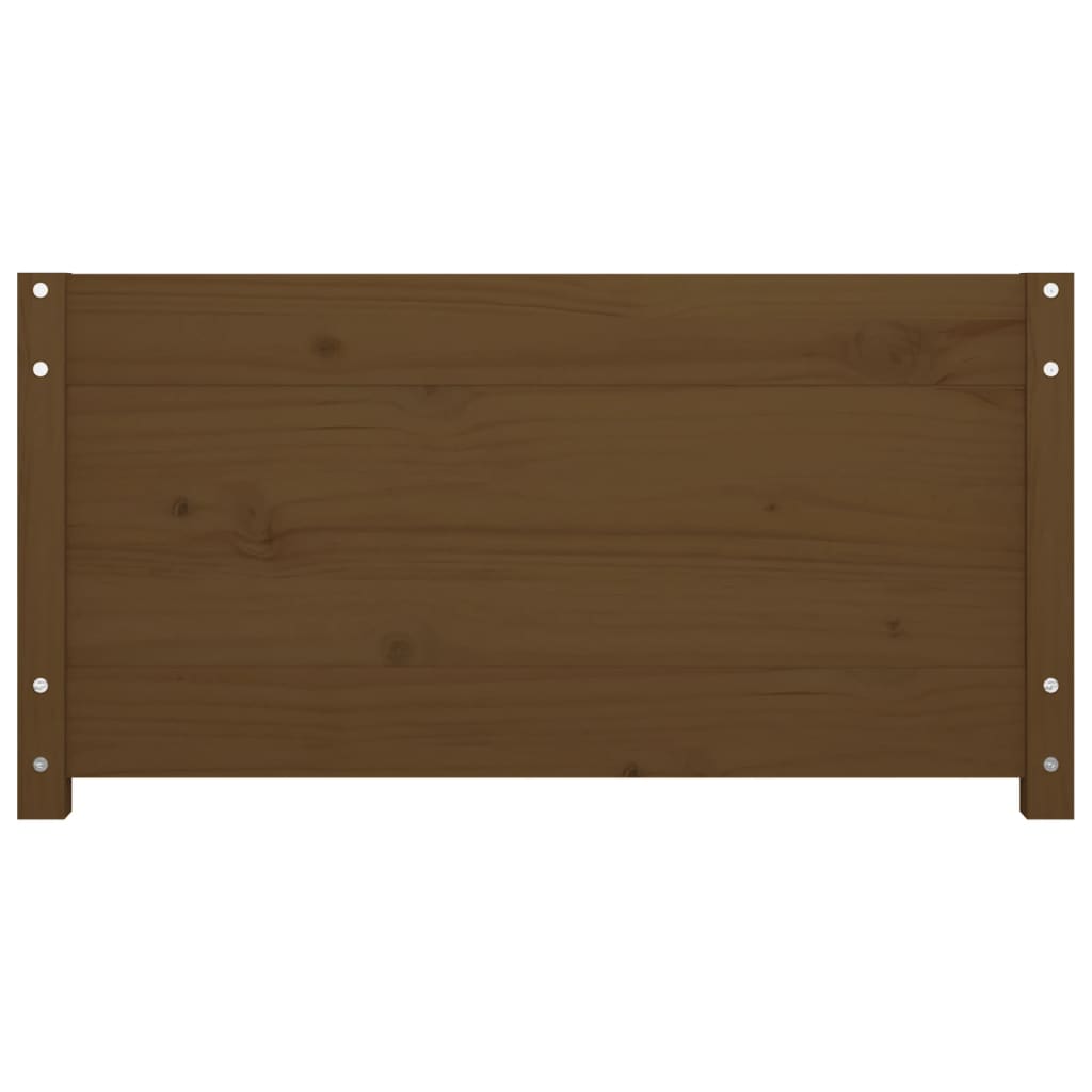 Lit de jour sans matelas marron miel 90x200 cm bois pin massif