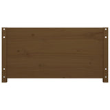 Lit de jour sans matelas marron miel 90x200 cm bois pin massif