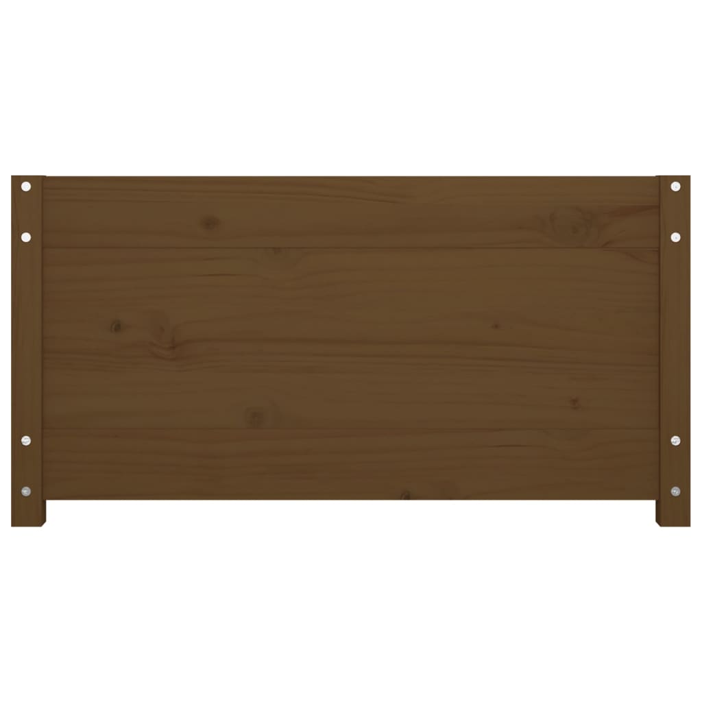 Lit de jour sans matelas marron miel 90x190 cm bois pin massif