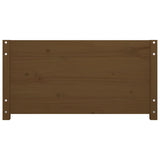 Lit de jour sans matelas marron miel 90x190 cm bois pin massif