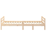 Cadre de lit sans matelas 75x190 cm bois de pin massif