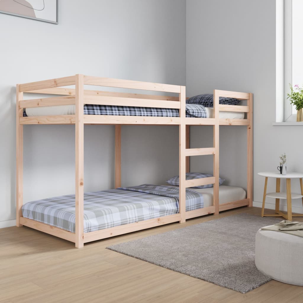 Lit superposé sans matelas 80x200 cm bois de pin massif