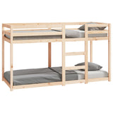 Lit superposé sans matelas 75x190 cm bois de pin massif