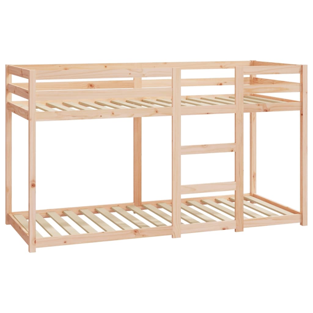 Lit superposé sans matelas 75x190 cm bois de pin massif