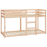 Lit superposé sans matelas 75x190 cm bois de pin massif