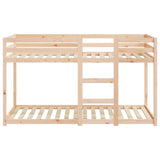 Lit superposé sans matelas 75x190 cm bois de pin massif