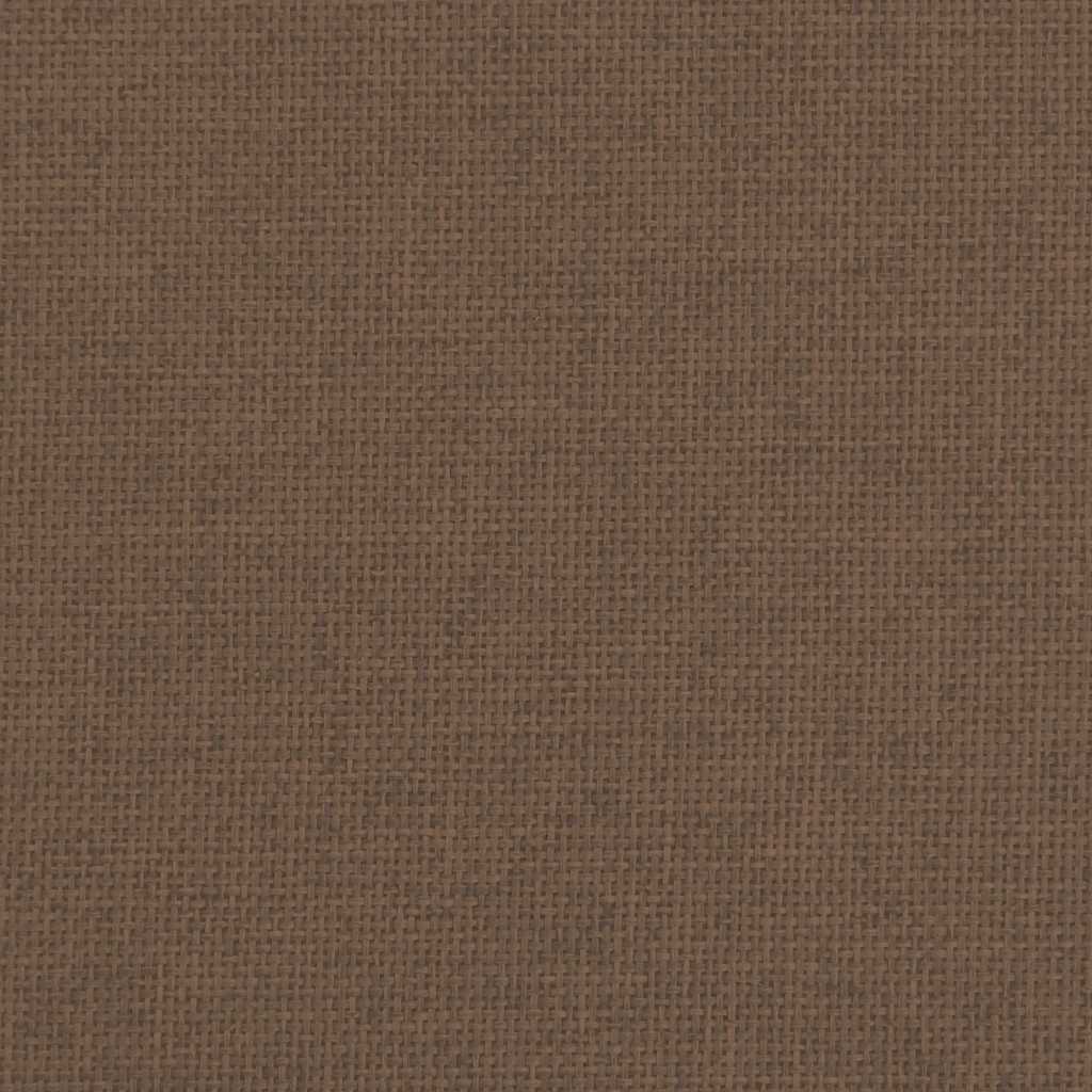 Lit pour chien marron 70x40x24 cm tissu