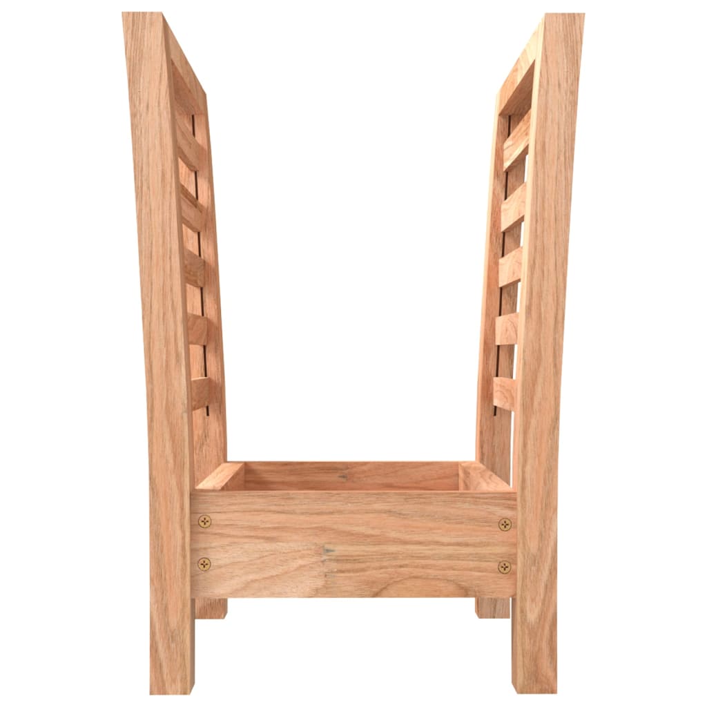 Porte-revues 40x26,5x38,5 cm Bois massif de noyer