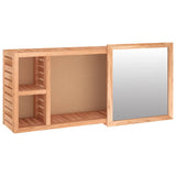 Spiegelschrank 80x17x34 cm Massives Walnussholz