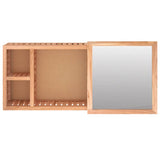 Spiegelschrank 80x17x34 cm Massives Walnussholz