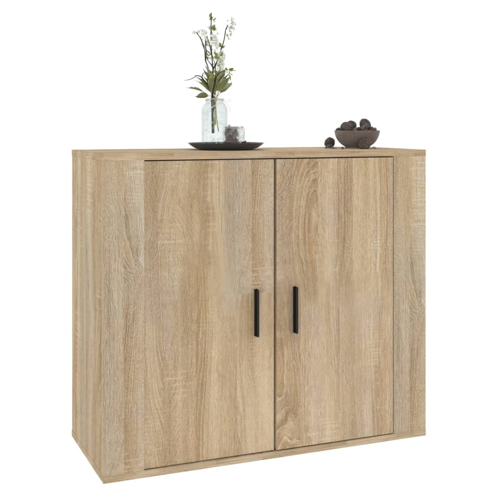 Buffet Chêne sonoma 80x33x70 cm Bois d'ingénierie