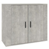 Concrete Grey Sideboard 80x33x70 cm Engineered Wood