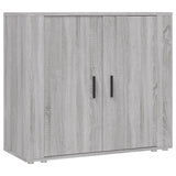 Buffet Sonoma gris 80x33x70 cm Bois d'ingénierie