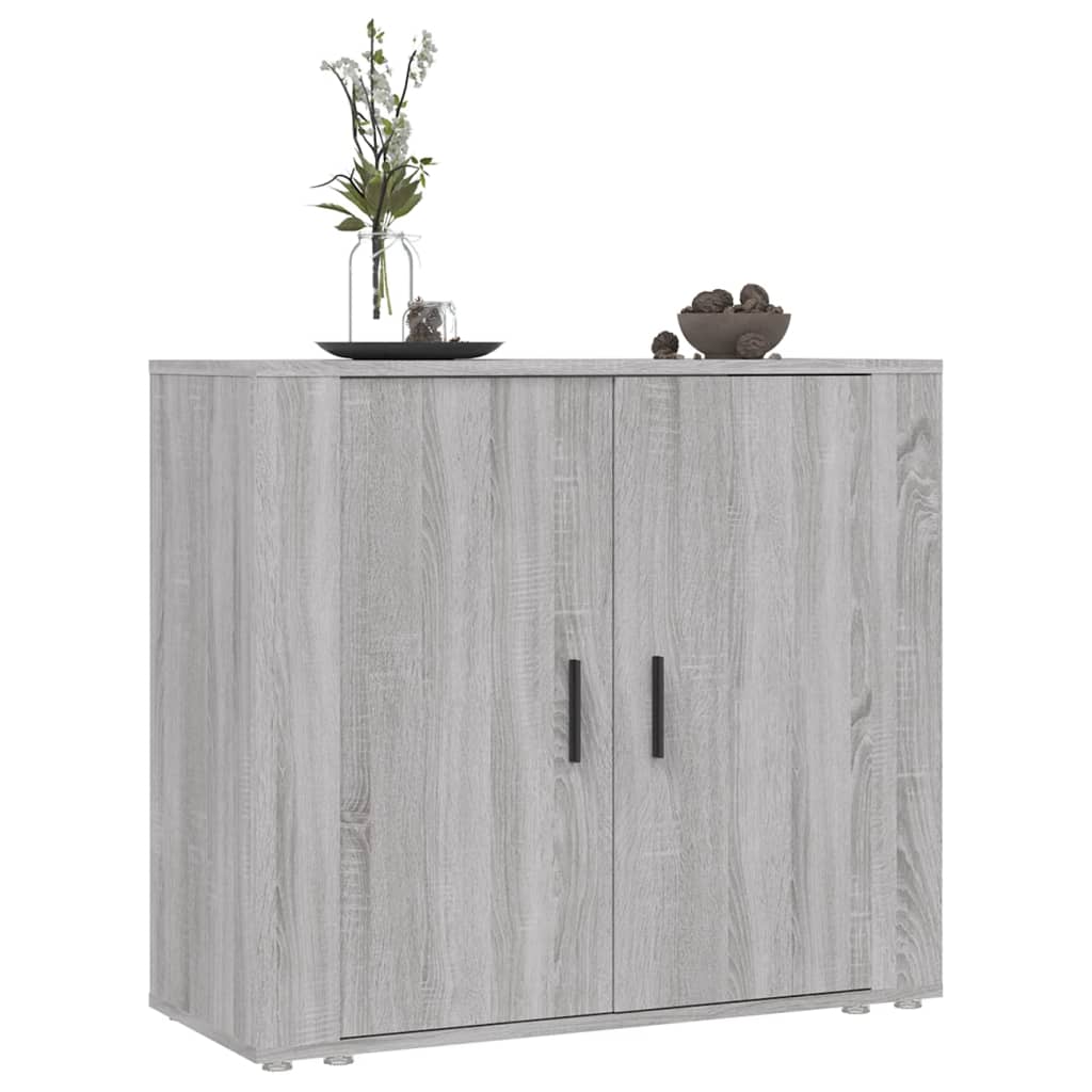 Buffet Sonoma gris 80x33x70 cm Bois d'ingénierie