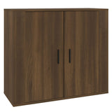 Sideboard Brown Oak 80x33x70 cm Engineered wood