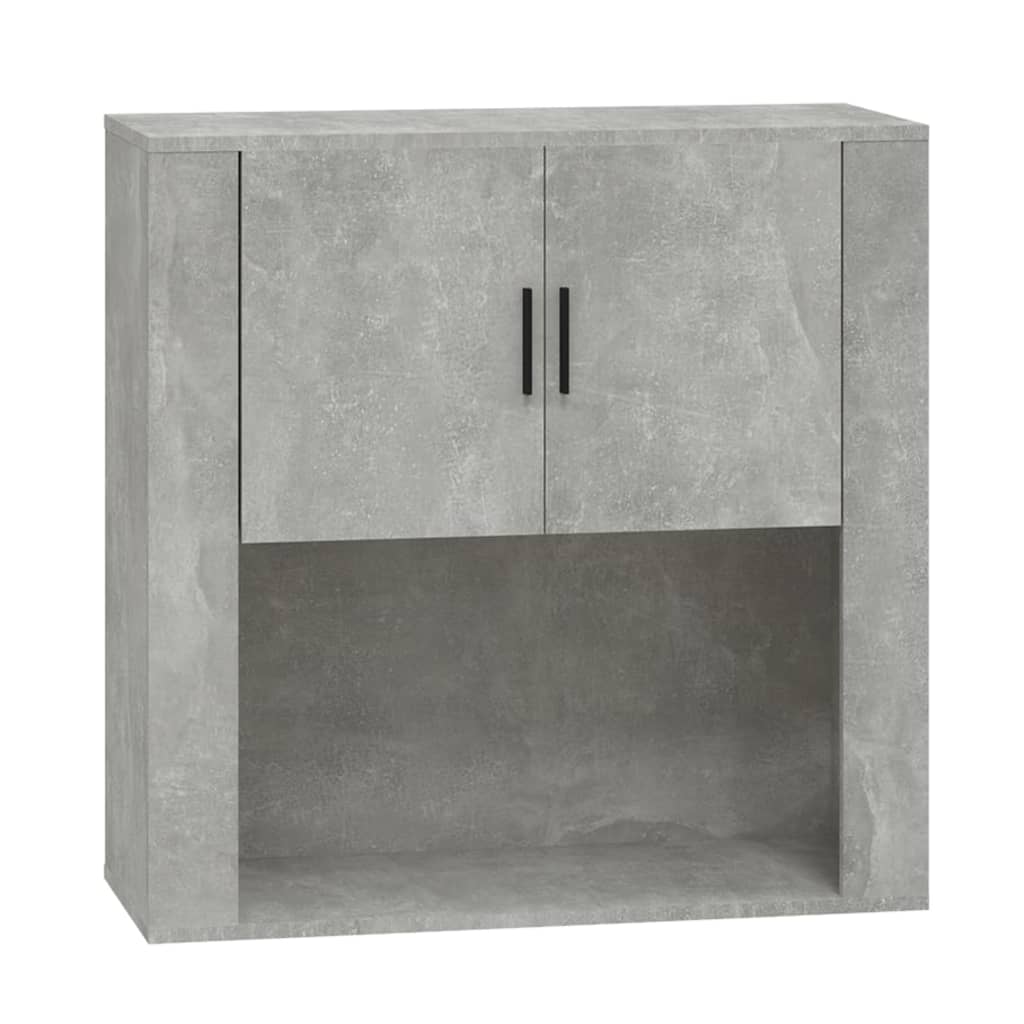 Concrete Grey Wall Cabinet 80x33x80 cm Engineered Wood