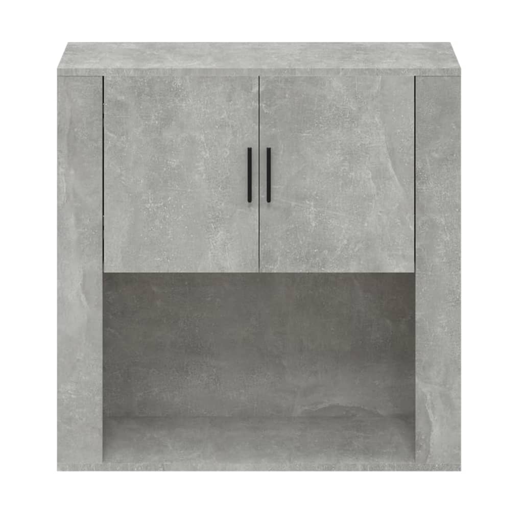 Concrete Grey Wall Cabinet 80x33x80 cm Engineered Wood