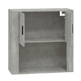 Armoire murale Gris béton 80x33x80 cm Bois d'ingénierie