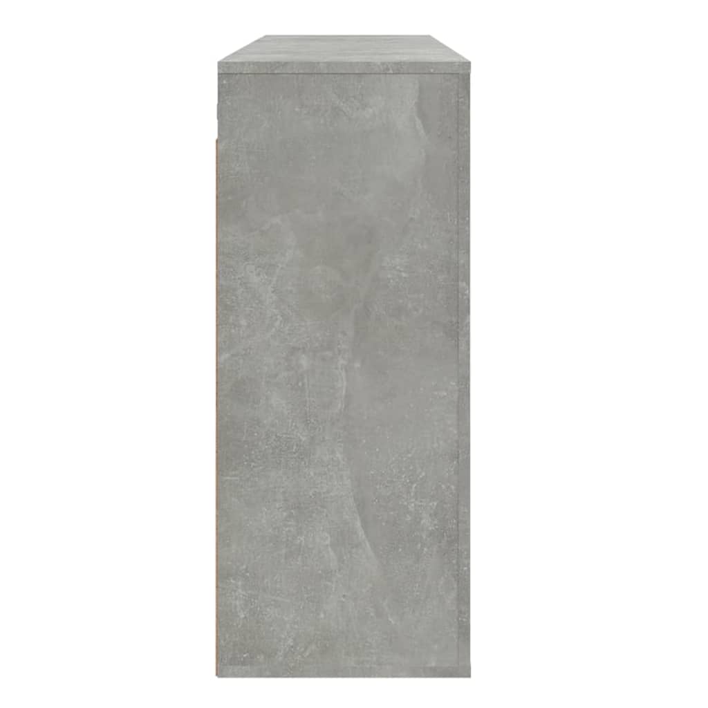 Concrete Grey Wall Cabinet 80x33x80 cm Engineered Wood