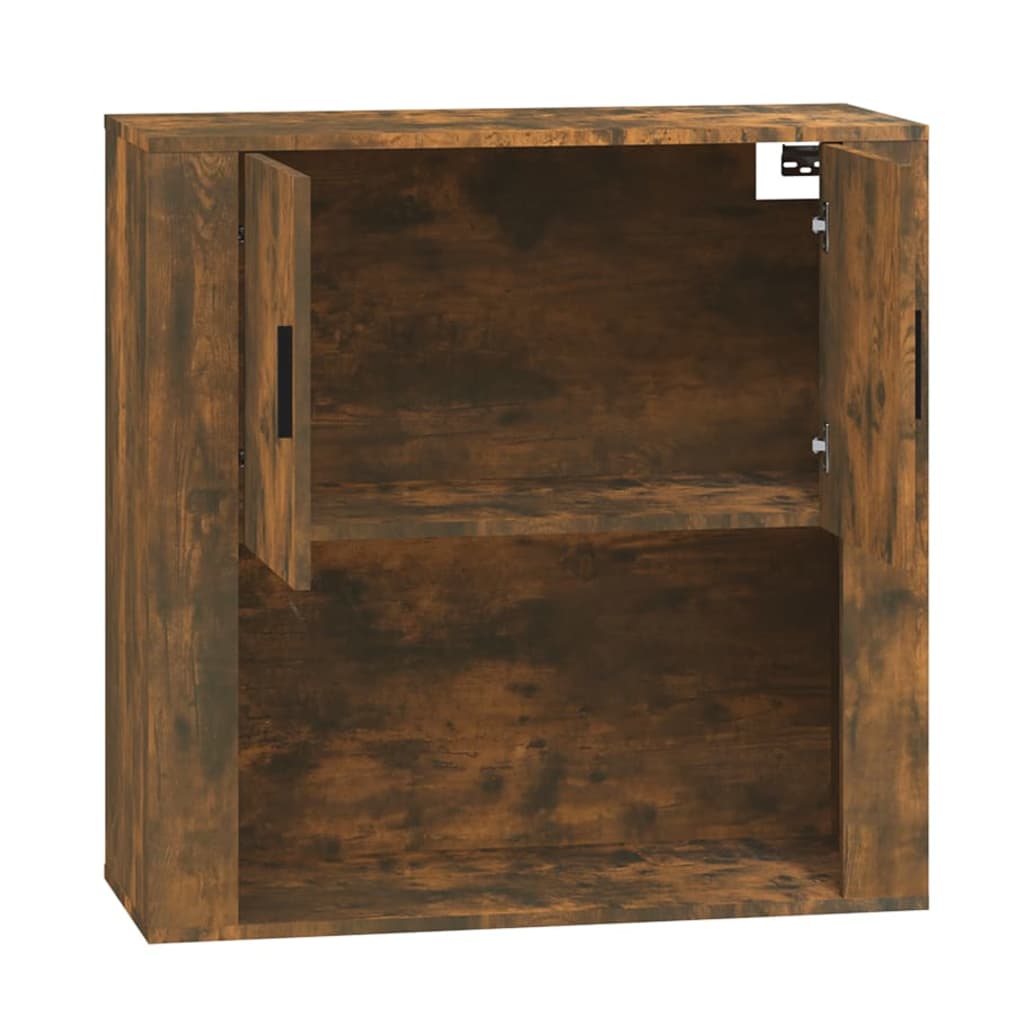 Wandschrank Räuchereiche 80x33x80 cm Holzwerkstoff