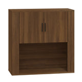 Armoire murale Chêne marron 80x33x80 cm Bois d'ingénierie