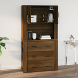 Armoire murale Chêne marron 80x33x80 cm Bois d'ingénierie