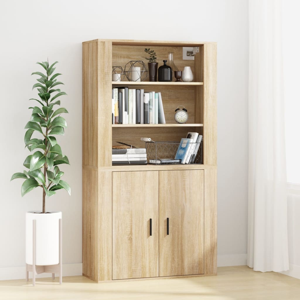 Armoire murale Chêne sonoma 80x33x80 cm Bois d'ingénierie