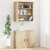 Armoire murale Chêne sonoma 80x33x80 cm Bois d'ingénierie