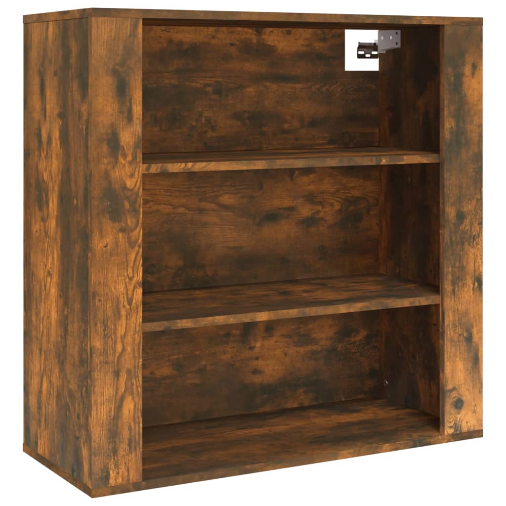 Wandschrank Räuchereiche 80x33x80 cm Holzwerkstoff